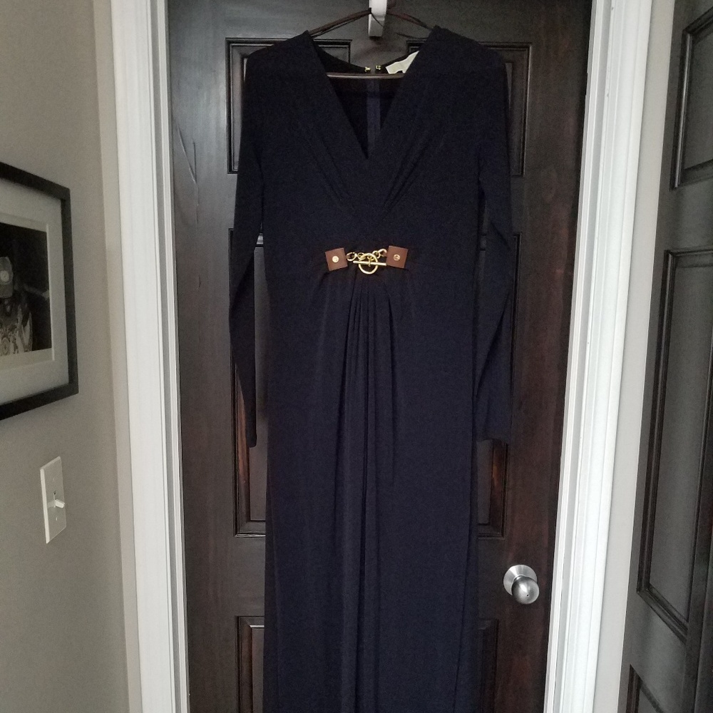 Michael Michael Kors sz M Navy Maxi Dress